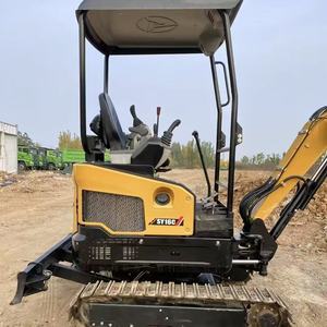 Brand New SANY SY16C Mini Crawler Excavator 1.87 Ton Hydraulic Small Digger Farm Garden Construction <b>Micro</b> Excavator Ready Shipm - Product Image 1