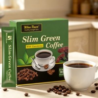 Café instantané minceur et sain en poudre, faible en calories, boost d'énergie, stimule le métabolisme, aide à la gestion du poids, soutien naturel
