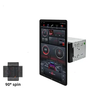 Rotation Android 12 Car Radio Multimedia Player GPS Navigation 13 inch Car Audio Stereo AHD Camera