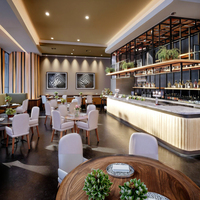 M2 Display Store Design Personnalisé Pioneer Restaurant Bar Design Café Boutique Comptoir Salle à manger Bar Boutique Solution de design d'intérieur