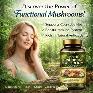 Cápsulas <span class=keywords><strong>de</strong></span> Melena <span class=keywords><strong>de</strong></span> León <span class=keywords><strong>de</strong></span> Alta Potencia 1000mg, Promueven la Salud Cerebral, el Apoyo Inmunológico y un <span class=keywords><strong>Escudo</strong></span> Antioxidante Natural para Adultos - Product Image 4