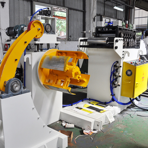 재료 프레싱 기능과 속도 조절이 가능한 정밀 레벨링을 위한 자동 스틸 코일 디코일러 및 스트레이트너 - Product Image 6