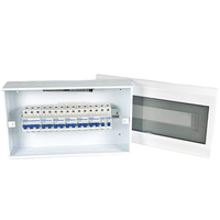 Boîtier de disjoncteurs moulé en métal JINHAI AK-17S 17 voies, type surface, pour distribution intérieure, protection IP30