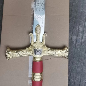 Vintage Knights Templar Sword Scabbard Forte <strong>Lilley</strong> Columbus Ohio Golden Masonic Sword Royal - Product Image 1