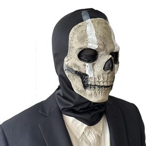 Montar al aire libre Pañuelo Máscara <span class=keywords><strong>Esqueleto</strong></span> Fantasma Capucha Máscara Halloween Cosplay Call of Duty Skull Máscara <span class=keywords><strong>de</strong></span> cabeza completa - Product Image 3