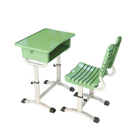 Meubles de classe scolaire modernes, ensemble chaise et table pour élèves