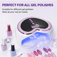 Lampe à ongles LED haute puissance 36W avec logo personnalisé, séchage rapide UV/LED, sécheuse à vernis à ongles électrique en plastique pour usage domestique OEM/ODM