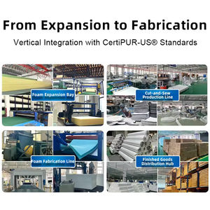 180X200 8 150Mm 6 Inch Home Twin Xl Size orthopédique Refroidissement ventilé Mousse à mémoire de forme Surmatelas pour lit double - Product Image 3