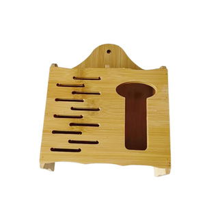 Bamboo Chopstick Divider Rectangle Cutlery <b>Storage</b> <b>Kitchen</b> Organize Spoon Holder - Product Image 2