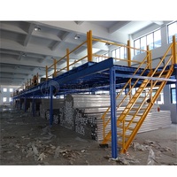Système de rayonnage industriel pour mezzanines, plateformes industrielles doubles pour entrepôts, système de plancher de mezzanine