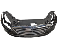 Kit avant en aluminium chromé ABS de haute qualité pour Mercedes Benz Classe S 222 Pièces de carrosserie automobile Clips de buse d'échappement