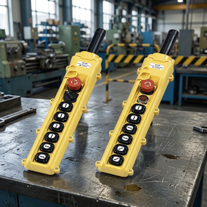 Interruptor Colgante de Botón Pulsador Industrial AP HS84 de Operación Indirecta para Elevador, Impermeable IP65, Certificado CANADA y TUV, 250VAC 5A - Product Image 2