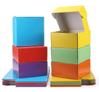 Boîtes d'expédition roses en gros, fournitures d'expédition pour petites entreprises, boîte de courrier