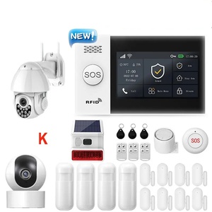 Tuya Smart Home Security <strong>Alarm</strong> <strong>System</strong> GSM with Touch Screen 4G WIFI &amp; 433MHz ABS Material Alexa &amp; Smart Life App Control - Product Image 1