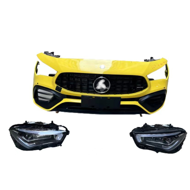 High Quality and Cheap Front Steel Parts Body Kit Upgrades Body Parts Front and Rear Bumpers W118 A45 AMG