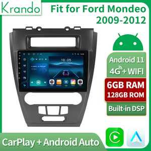 <span class=keywords><strong>Autoradio</strong></span> Android 14, navigation <span class=keywords><strong>GPS</strong></span>, lecteur multimédia pour <span class=keywords><strong>Ford</strong></span> <span class=keywords><strong>Mondeo</strong></span> <span class=keywords><strong>2009</strong></span> - 2012, unité principale, WIFI 4G, Carplay sans fil - Product Image 2