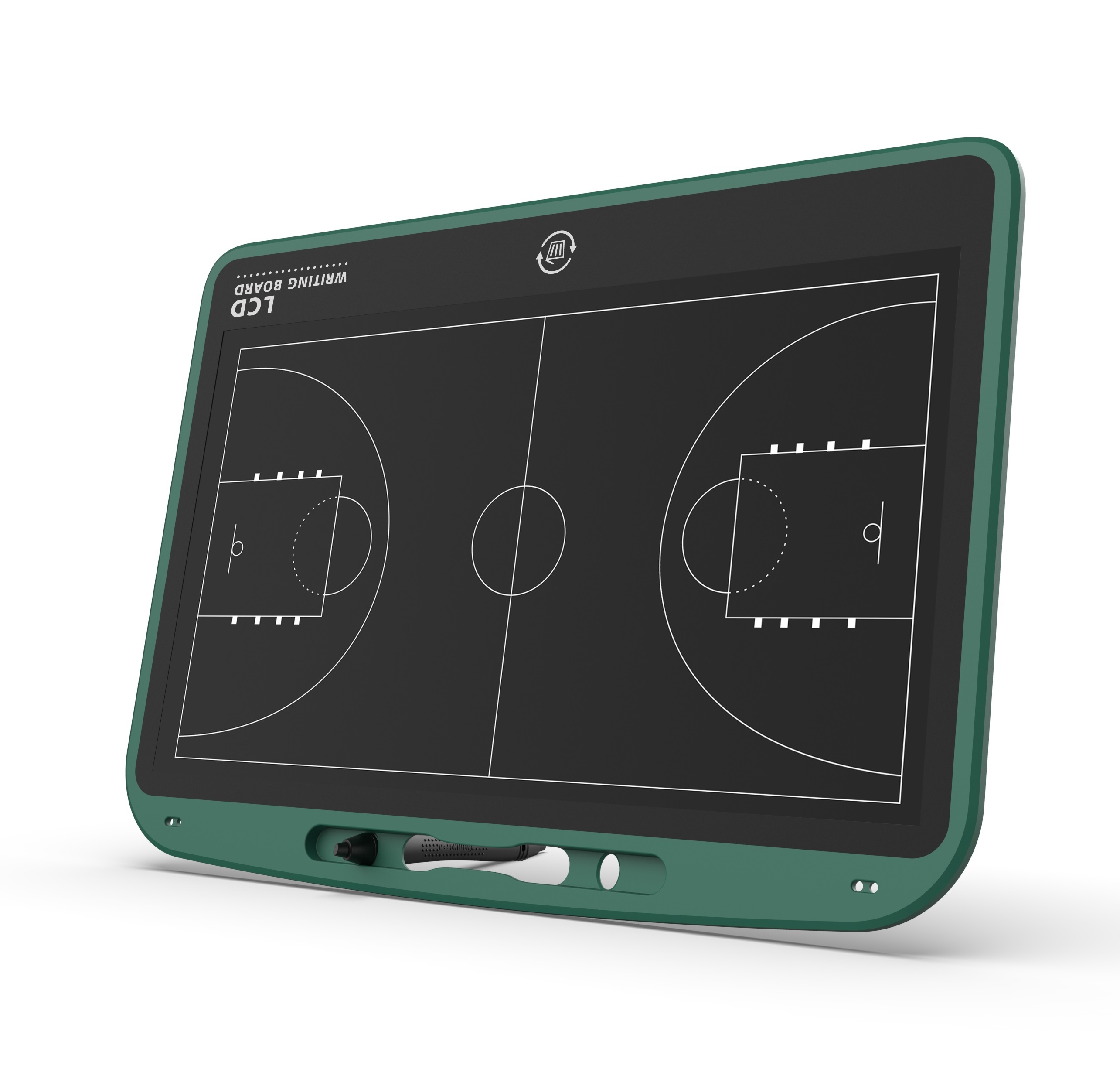 Tableau Électronique LCD Tactiques Volley-ball - Presse-papiers Entraîneur Avec Stylet, Léger Et Portable