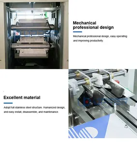 UPPERパンケーキクッキーソープフルーツフロー包装機多機能包装機広東省 - Product Image 2