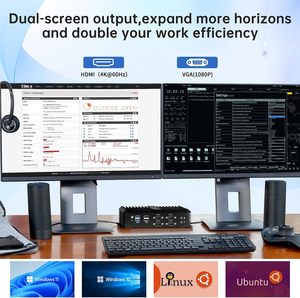 Mini Computadora con Capacidad Expandible, LAN Dual de 2.5G, 2 Ranuras <span class=keywords><strong>DDR4</strong></span> (Máximo 32GB, Actualizable a Doble Canal) - Product Image 6