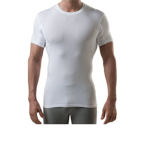 Camiseta interior ajustada de algodón para hombre, ropa interior para hombre, camiseta interior de algodón con cuello redondo para fitness - Product Image 4
