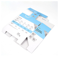 Boîte d'expédition de courrier en carton ondulé imprimé personnalisé avec fenêtre transparente Lamination mate de carton ondulé pliable pour le stockage de l'appareil photo