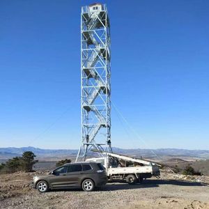 Горячая оцинкованная, 30 м, 40 м, 50 м, высота, Решетчатая конструкция, угловая стальная башня для телекоммуникаций 5 г - Product Image 2