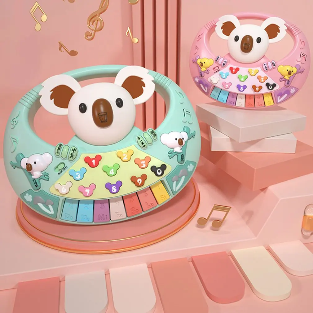 Самый продаваемый игрушечный музыкальный инструмент для детей, музыкальное пианино, электрическая клавиатура со звуком и светом