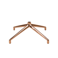 Base de table à quatre étoiles en alliage d'aluminium robuste et durable pour tables de café et tables de restaurant