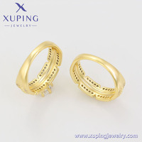 X000008457 Xuping bijoux mode mariage fiançailles hommes femmes Couple glacé main anneau ensemble