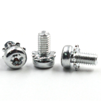 # 6-32 # 4-40 # 8-32 # Vis SEMS à tête cylindrique Torx en acier inoxydable et acier au carbone 10-24 1/4-20 10.9/12.9 avec rondelle de blocage à dents externes