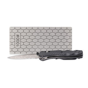 Afilador de <span class=keywords><strong>cuchillos</strong></span> con placa de superficie de panal, <span class=keywords><strong>piedra</strong></span> de <span class=keywords><strong>afilar</strong></span> de diamante con base antideslizante <span class=keywords><strong>para</strong></span> tijeras - Product Image 2