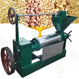 Máquina de prensado de aceite, granos de palma, soja, cacahuete, cacahuete, precio de fábrica profesional