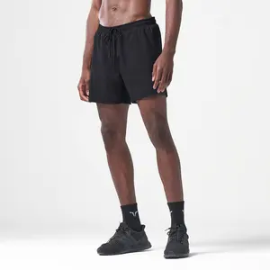 Vente en gros de shorts d'entraînement d'entrejambe de 5 pouces pour hommes shorts d'entraînement athlétiques de sport à séchage rapide