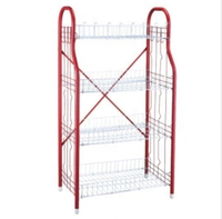 Égouttoir à vaisselle en métal à 4 niveaux 72*43*132CM, robuste, antirouille, pour assiettes et bols, vente en gros