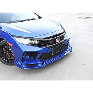 Nouveau kit carrosserie de pare-chocs avant à fixation par boulons en plastique PP ABS+PP version Welta Racing pour l'extérieur automobile des modèles 10e génération 2016-2021 - Product Image 5