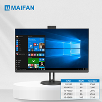 Ordinateur tout-en-un de bureau personnalisé de haute qualité, 24 pouces, 27 pouces, I3, I5, I7, 8 Go, 16 Go, 32 Go, SSD 128 Go, 256 Go, 512 Go, 1 To, pour les entreprises