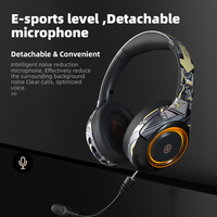 Penyuara telinga olahraga, dapat dilipat mic eksternal on-ear over-ear hifi earphone nirkabel