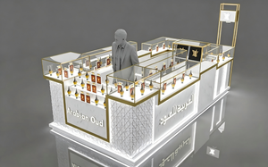 Diseño de Interiores para Tiendas de Perfumes |   Vitrinas de Exhibición para Fragancias de Oud Árabe de Lujo y Solución Integral de Equipamiento de Tiendas - Product Image 5