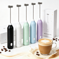 Fouet Électrique Portable USB Rechargeable OEM, Mini Batteur à Œufs, Mousseur à Lait, Mélangeur à Café, Outils pour Thé et Matcha
