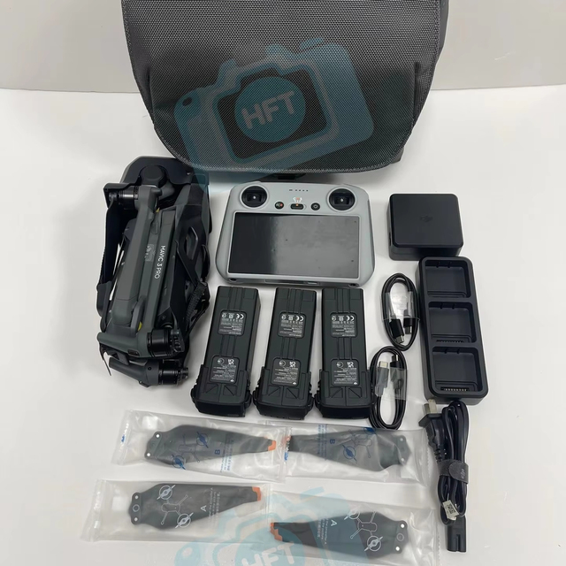 HFT Wholesale Professional Mavic 3 Pro Fly More Combo with RC Remote Controller Drone 4k Camera Quadcopter
