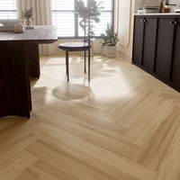 Carrelage en porcelaine texturé micro-mat gaufré effet bois pleine masse 150x900mm Antidérapant Résistant à l'usure Design Rétro Nostalgique