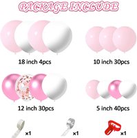 Kit d'arche de ballons en métal rose pastel, guirlande de ballons en latex, ballons de fête, guirlande de ballons pour mariage, décoration de fête de naissance pour bébé fille