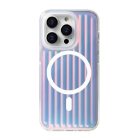 Luxe Laser Motif Valise Magnétique Cas pour iPhone 17 16 15 14 Pro Max pour iPhone 17 Air Sans Fil Charge Avancée PC Couverture