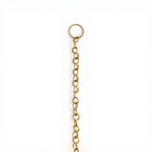 Pure Brass Hanging Bells with Decorative Chain for Pooja Room Vintage Temple Bell Hanging for <b>Mandir</b> Decoration Traditional Home - Product Image 3