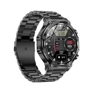Reloj Inteligente AK82 para Hombre con Correa de Acero Inoxidable, Reloj Inteligente Deportivo a Prueba de Agua con Monitor de Ritmo Cardíaco y Rastreador de Actividad Física para Android <span class=keywords><strong>IOS</strong></span> - Product Image 3