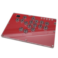 Manette de jeu Arcade Hitbox sans levier pour PC, PS4/PS3/PS5/Switch/Steam, accessoires de clavier de jeu, en acier inoxydable CNC usiné par électroérosion à fil
