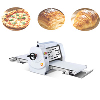 Laminoir à pâte électrique de comptoir, mini-laminoir à pâtisserie pour petite boulangerie, atelier de production alimentaire