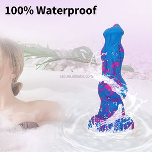 SacKnove Bestseller Frauen Lustig Groß Extra Dick Super Realistisch Echtes Haut gefühl Alien Penis Enorme Erweitern Anal schraube Dildo - Product Image 6