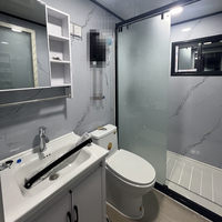 Casa Contenedor Expandible de 20 pies con Doble Ala, Portátil, Prefabricada, Modular, Móvil, Mini Casa para Vivienda, Oficina o Dormitorio