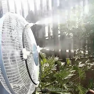 Sistema de Enfriamiento por Nebulización con Ventilador para Exteriores, Material de PVC, Longitud de 3 Metros, para Uso en Jardín - Product Image 1